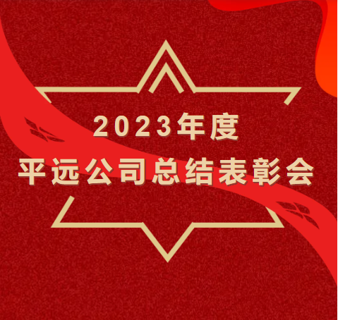 新平遠(yuǎn) 新氣象∣平遠(yuǎn)公司2023年度總結(jié)表彰會(huì)圓滿(mǎn)舉辦